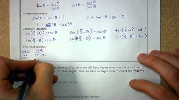 Advanced Pre-Calculus Section 5.1/5.2 (Notes Page 78)