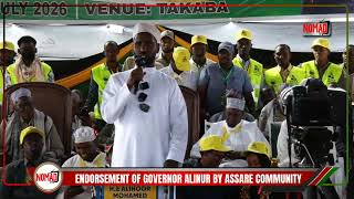 LIVE - Endorsement of H.E ALINOOR FINANCE by the ASSARE COMMUNITY for Governor