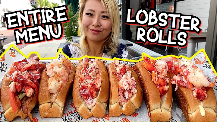ENTIRE MENU OF LOBSTER ROLLS at Mason's Lobster in...