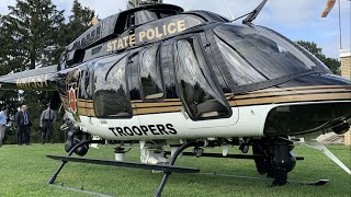 State Troopers demonstrate helicopter technology used to capture escaped prisoner Danelo Cavalcante