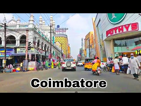 Coimbatore Oppanakara Street Travel Video / Tamilnadu - India/ MG Travel