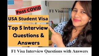 USA Student Visa Interview Answers And Question | F1 Visa Interview | COMMON F1 VISA Q&A’s