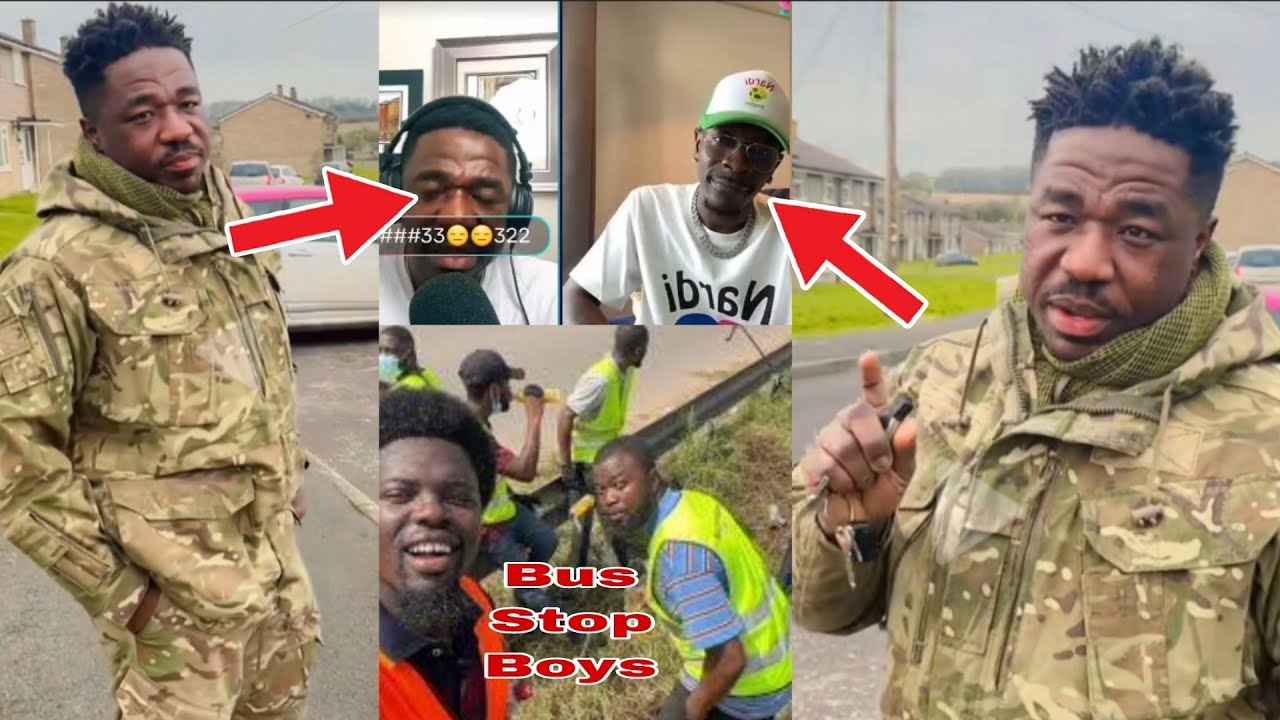 Shatta Wale Shock UK Soldier MAn As He Raise 30kghc With Fans To Support Bus Stop