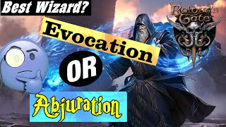 Evocation OR Abjuration Which Subclass & Race | Baldurs Gate 3 Wizard Build