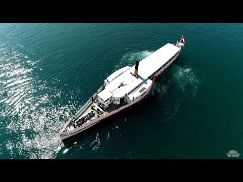 DJI Phantom 4 Pro - The Old and the New (Neuchâtel & Fribourg boats) [4K/60fps]