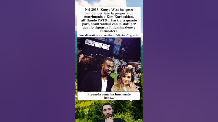 🤯😱Kanye West ha speso milioni per fare la proposta a Kim Kardashian all'AT&T Park