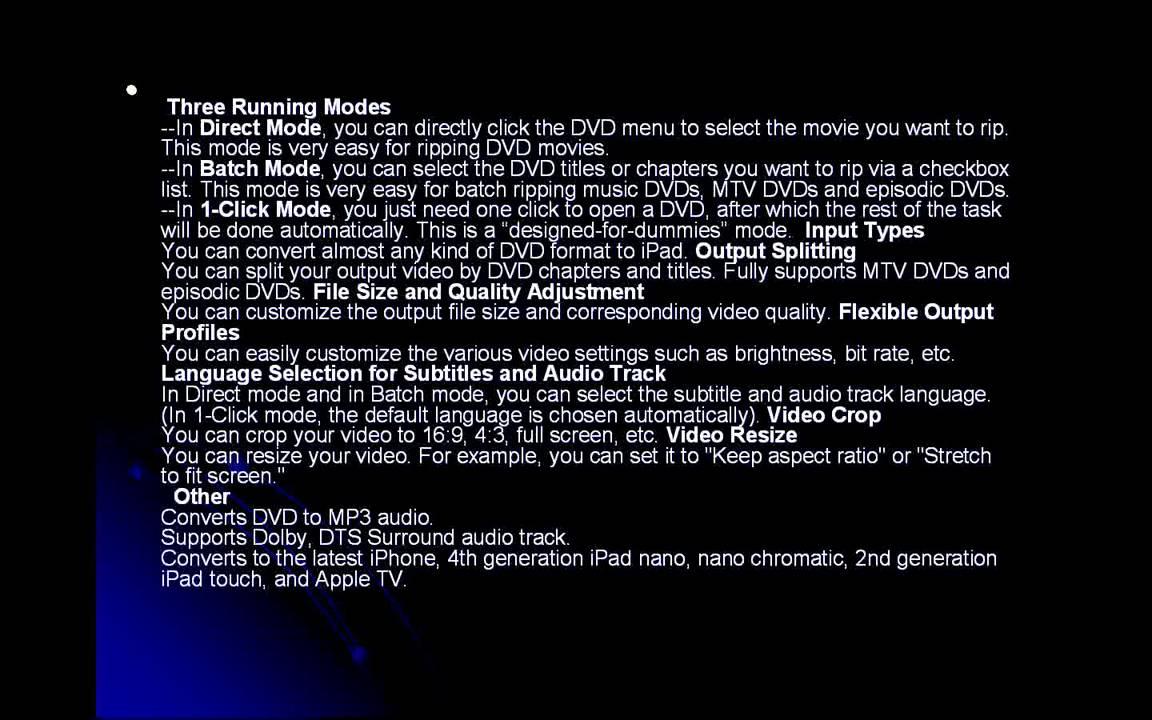 DVD to iPad 2  Converter-Rip/Convert DVD movie to iPad 2 10x Faster