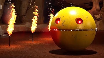 Can Pacman Outwit Robot Cat and Survive the Ultimate Labyrinth of Danger and Mystery