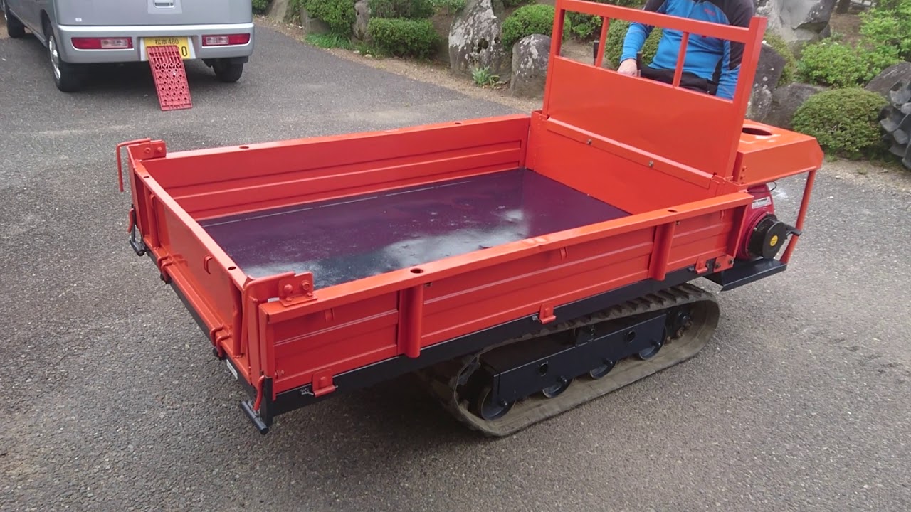築水キャニコムGC532 油圧ダンプ運搬車 松本市発 - YouTube
