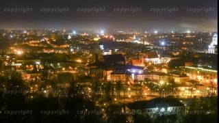 Vilnius, Lithuania night time lapse
