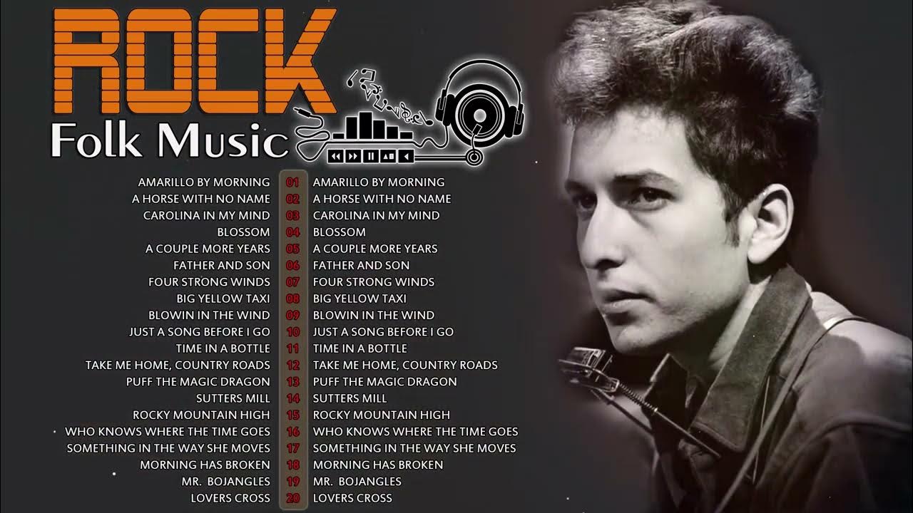 Beautiful Folk Songs 💖 Classic Folk & Country Music 80's 90's Playlist