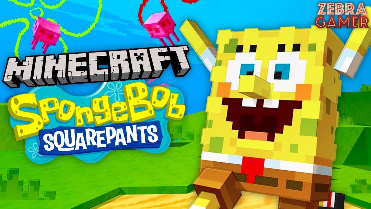 Minecraft SpongeBob DLC!! - The Best Day Ever! - Zebra's Minecraft ...