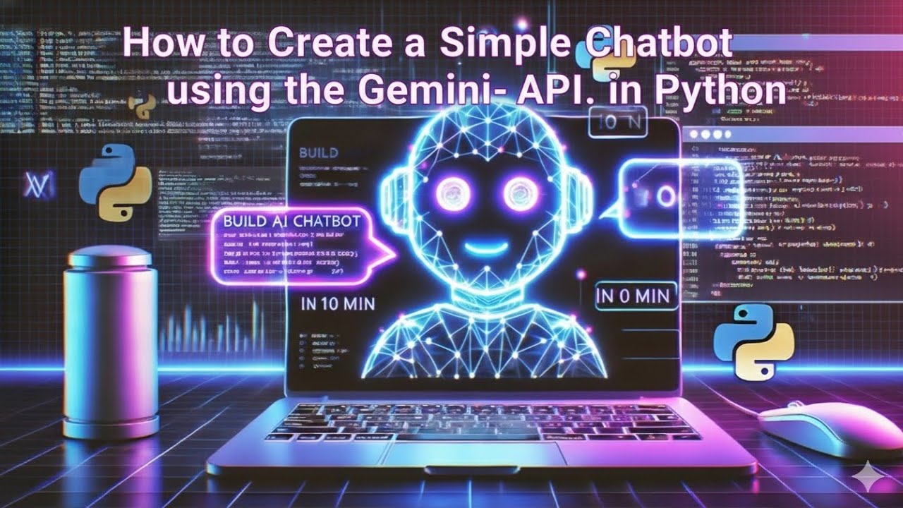 How to Create a Simple Chatbot using the Gemini- API. in Python - YouTube
