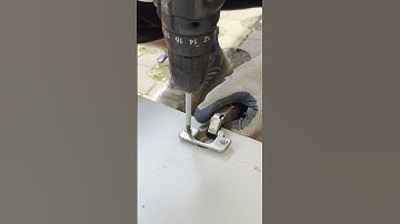The process of removing screws with an electric screwdriver