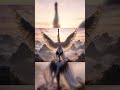 Sunrise Grace: The Crane Master 🌅🪶 #MartialArts #Elegant #slowmotion
