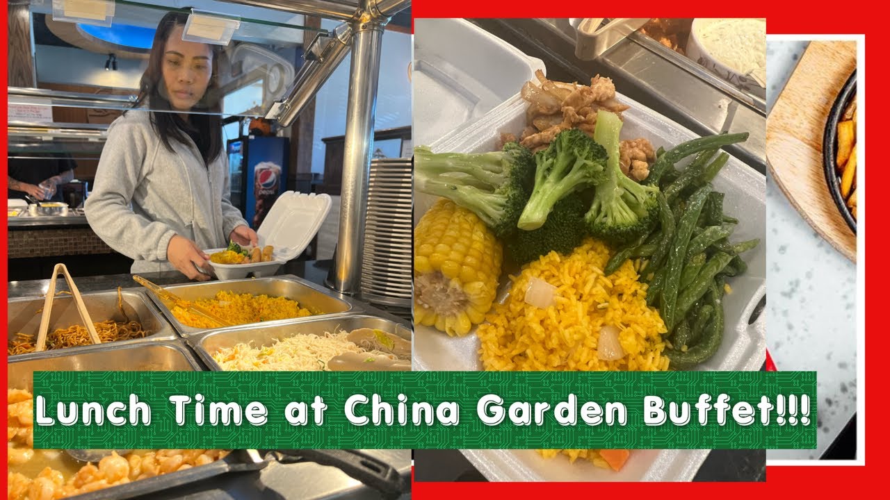 Pick Lunch at China Garden Buffet NC YouTube