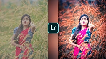 Lightroom dark and orange effect photo editing tutorial | lightroom background colour change preset