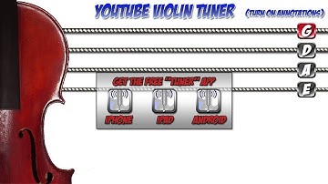 YOUTUBE VIOLIN TUNER