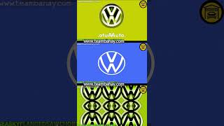 NEW AND OLD VOLKSWAGEN LOGO ANIMATION IN 3 SUPER PRETTY EFFECTS  PART 75 #shorts #logo #volkswagen
