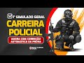 Correção do 1° Simulado Geral - Carreira Policial