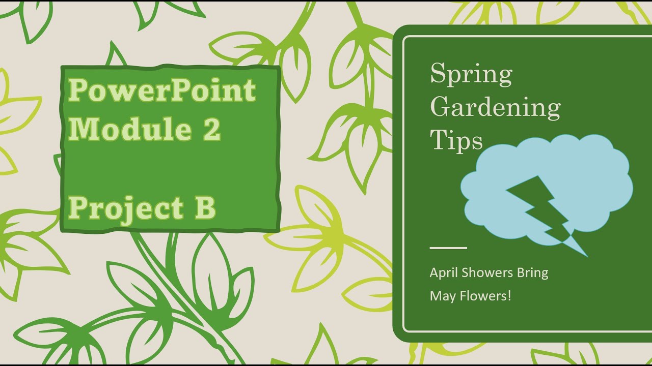 PowerPoint Module 2 Project B - YouTube