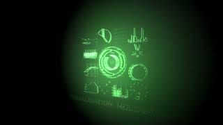 3D Holographic Data Visualization | Made with BluffTitler