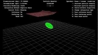 Mass Spring Particle Systems - Application Demonstration screenshot 3