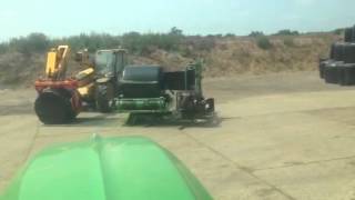 Jcb loadall and mchale bale rapper