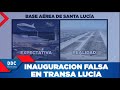 La falsa inauguración de TRANSA LUCÍA