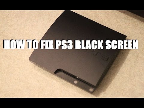 How To Fix PS3 Black Screen / No Input