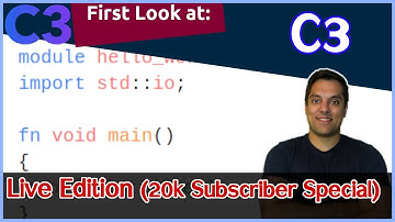 C3 - First Impression [Programming Languages Episode 31]