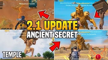 Update 2.1 TEMPLE  New Mode Tips and Tricks (PUBG Mobile/BGMI (Ancient Secret Arise) Guide/Tutorial/
