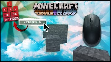 The New Minecraft UPDATE has a built-in AUTOCLICKER! - Caves and Cliffs