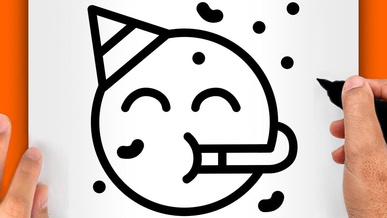 (TEGNE VIDEOER) SØTE ENKLE TEGNINGER | HVORDAN MAN TEGNER EN EMOJI TEGNING