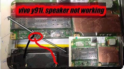 Vivo y91i.. speaker not working problem solution