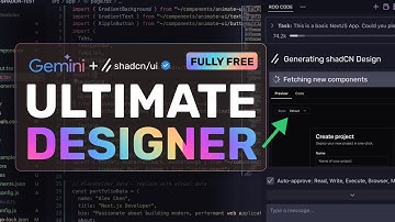 ShadCN Designer + Cline, Roo, Cursor & Windsurf: The BEST UI Design WORKFLOW YET!