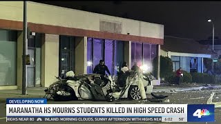 High school in Pasadena mourns students killed in crash by NBCLA 7,622 views 11 hours ago 2 minutes, 44 seconds