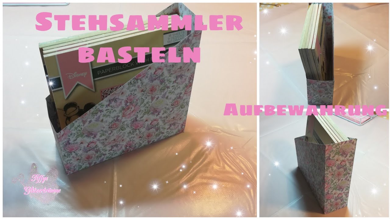 Stehsammler/ Aufbewahrung für Blöcke oder Papier basteln