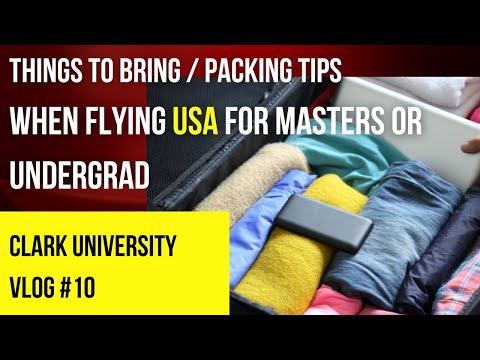 10 THINGS TO CARRY / PACK FOR USA | STUDY ABROAD | PDF FOR DOWNLOAD | FREE | #VJSNAPP #CLARKVLOGS