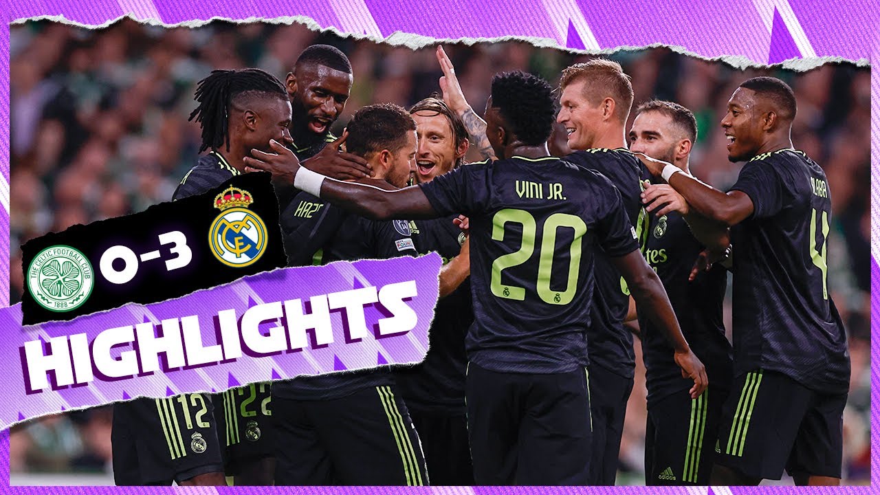 Celtic 0-3 Real Madrid HIGHLIGHTS Champions League 2022/23