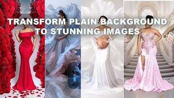 How To Transform BORING Studio Background to Stunning Images!