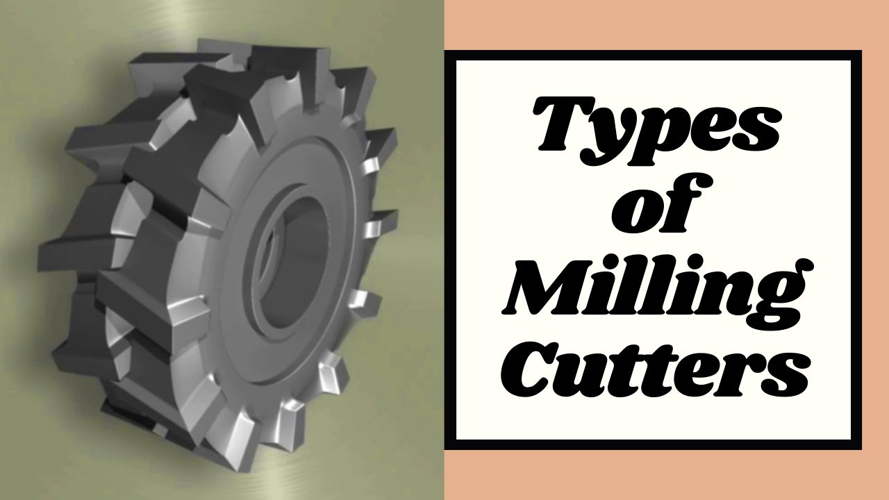 Types of Milling Cutters (Animation) - YouTube
