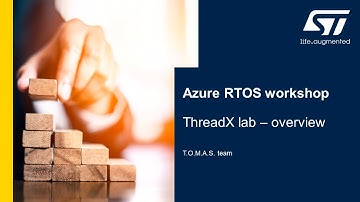MOOC - Azure RTOS workshop - 3 ThreadX lab overview