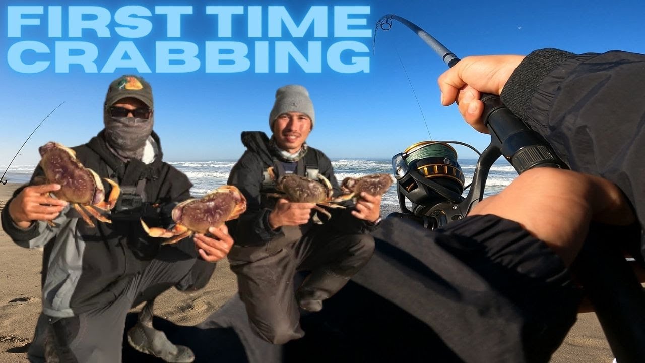 First Time Crabbing With Snares Dungeness Crab fishing CA YouTube
