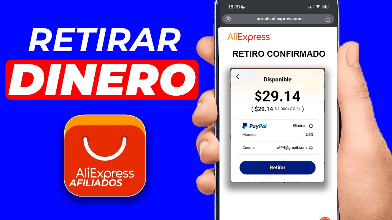 ✅ Cómo RETIRAR DINERO de ALIEXPRESS AFILIADOS