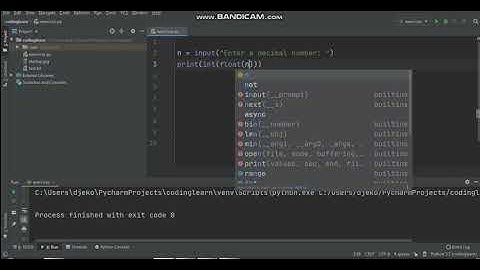 التمرين السابع : تحديد الجزء الصحيح من عدد عشري. دورة تعلم بيثون للمبتدئين