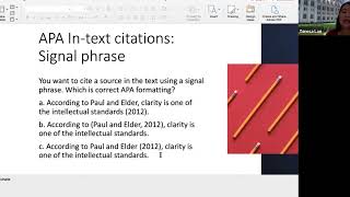 APA 7 Writing Webinar - CSU Global