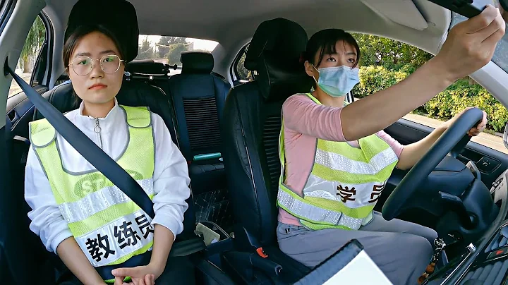 Subject three mock exams driving test | Chinese Lady driving test - DayDayNews