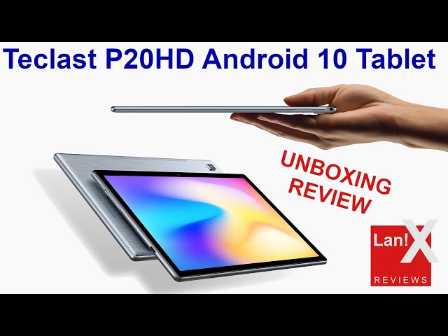 Teclast P20HD Android 10 Tablet (Unbox/Review) 