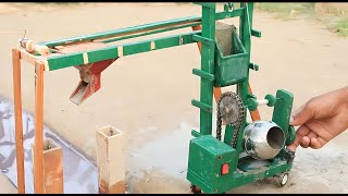 Diy Cement Is Carried 🤭 By Elevator From The Mixture Machine | Science Project | @goodsmake